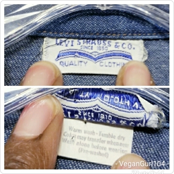 Levi's | Vintage Orange Tab Unisex Button Down Denim Shirt (Medium) - Picture 2 of 8